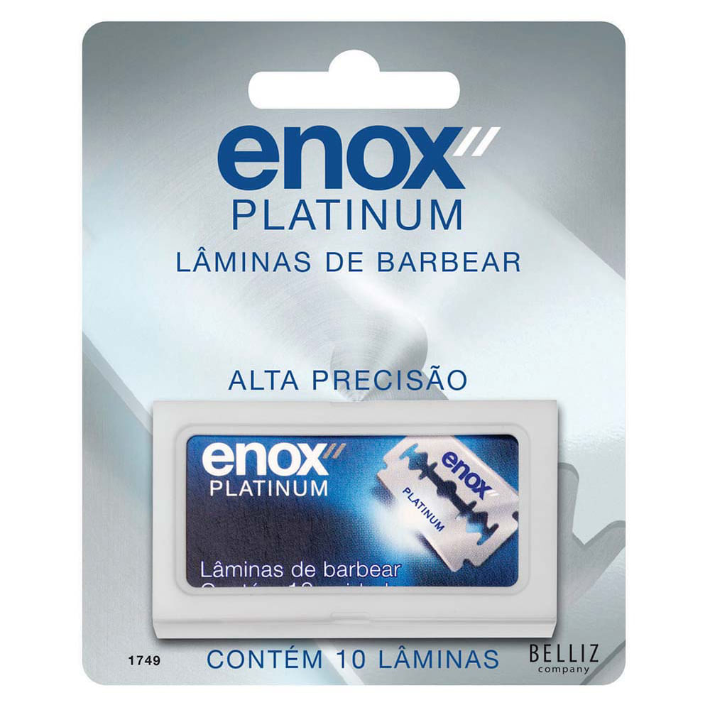 Lâmina De Barbear Enox Platinum
