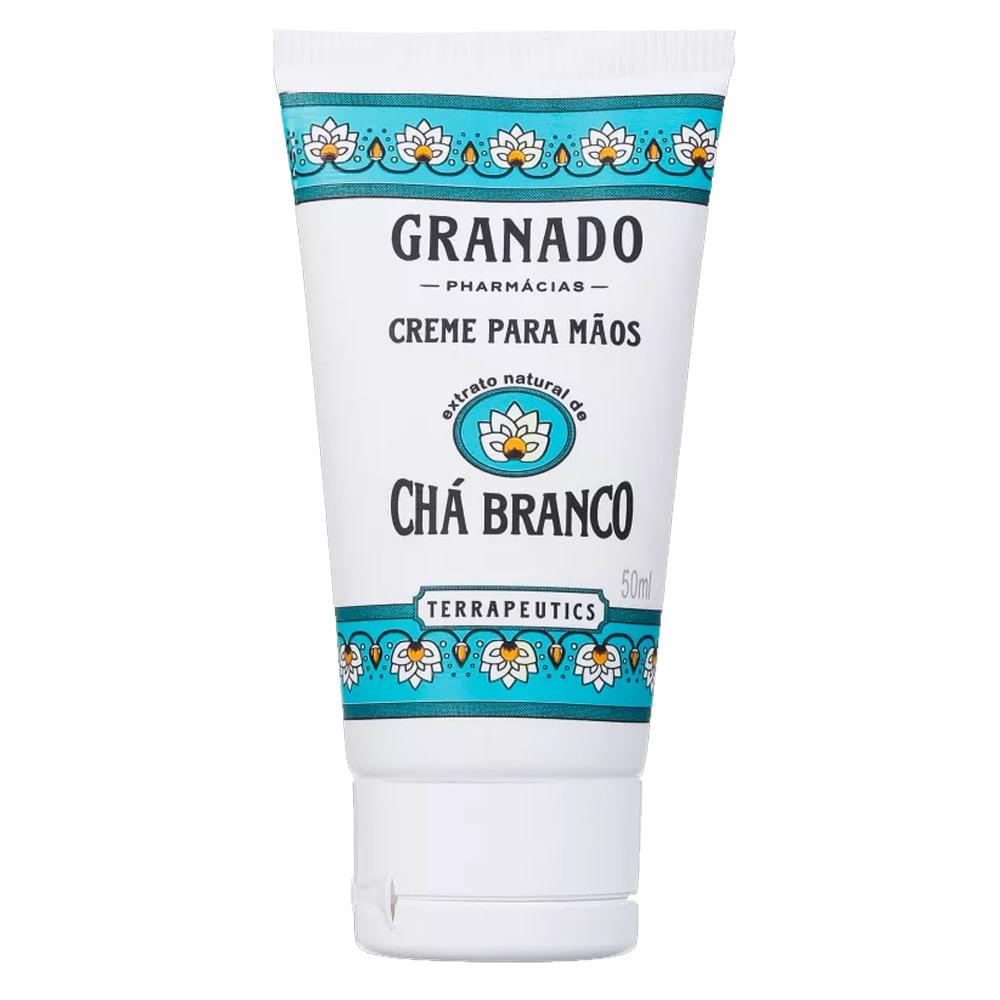 Creme Para Mãos Granado - Terrapeutics Chá Branco 50ml