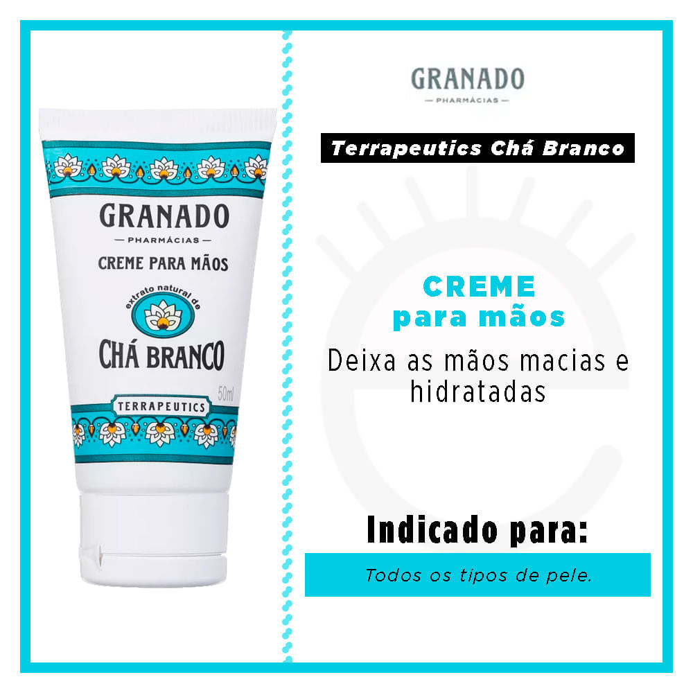 Creme para Mãos Granado - Terrapeutics Chá Branco 50ml