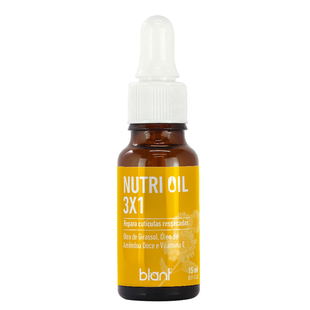 Óleo para Cutículas e Unhas Blant – Nutri 3x1 15ml