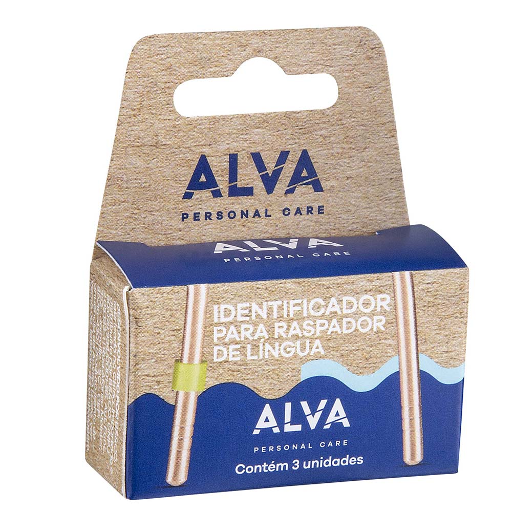 Identificador De Raspador De Lingua Alva