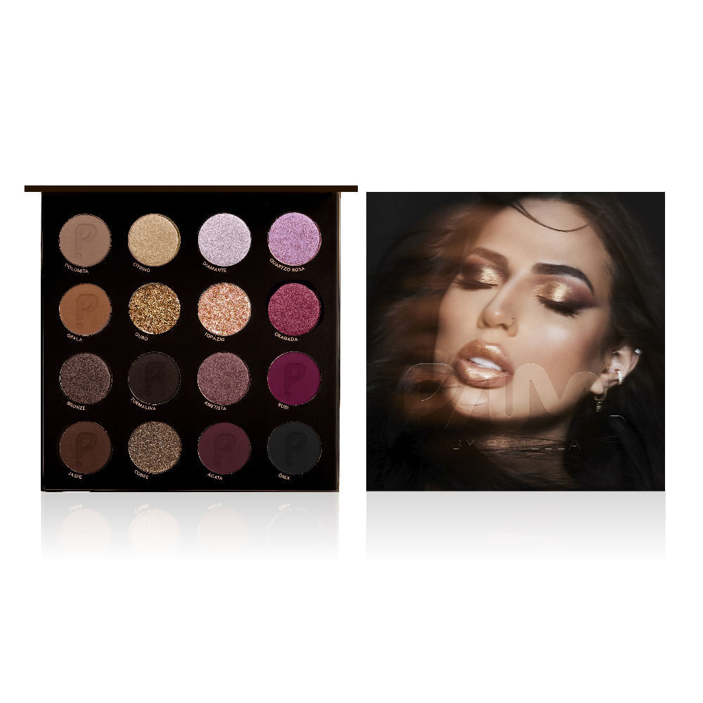 Paleta de Sombras Pam By Pamella 16 Cores