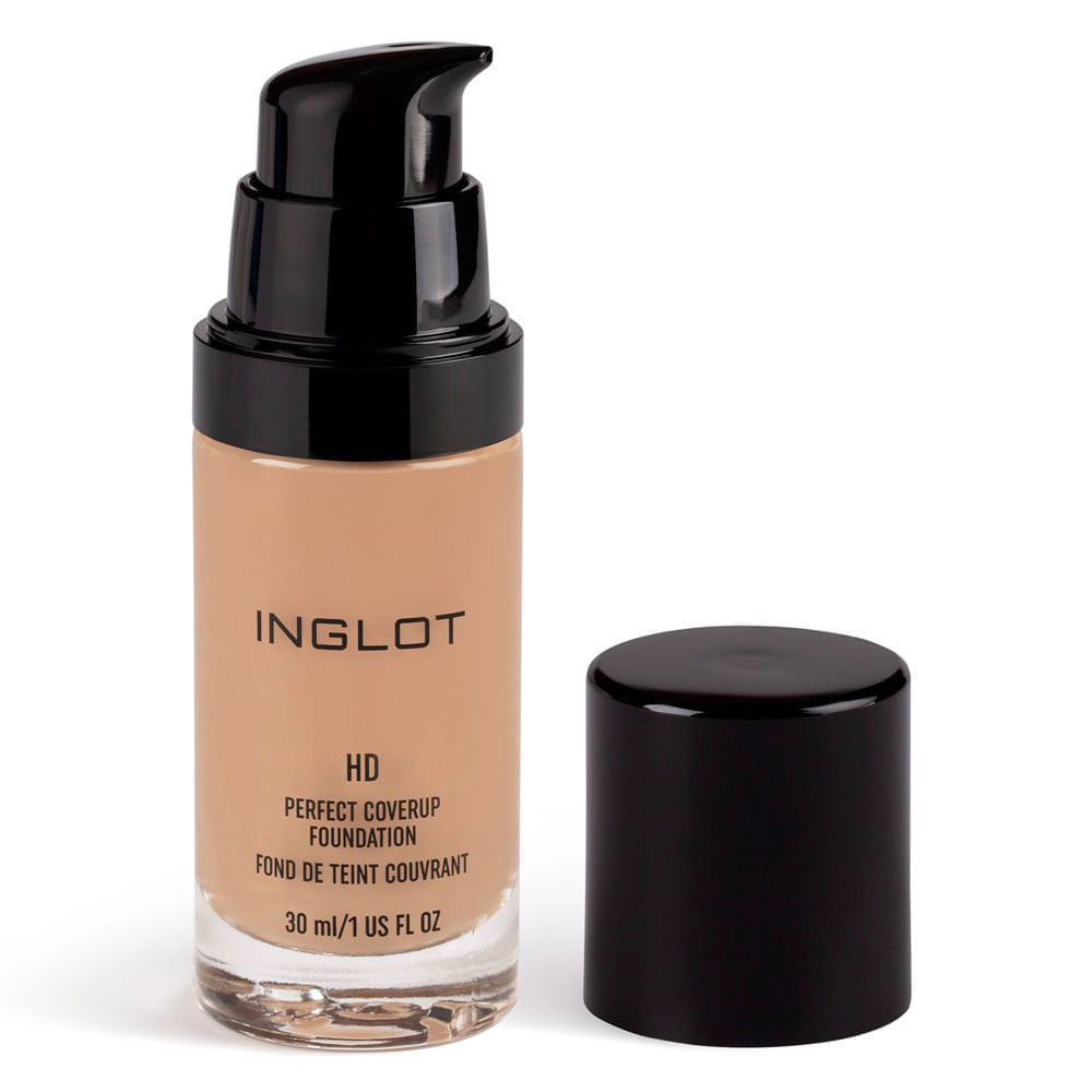 Base Líquida HD Inglot Perfect Coverup 76 Mw 30ml