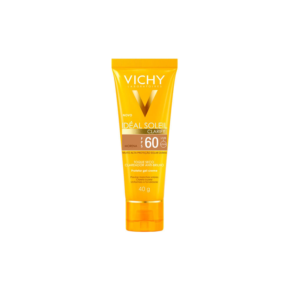Protetor Solar Facial Semi-matte Fps 60 Vichy Idéal Soleil Morena 40g