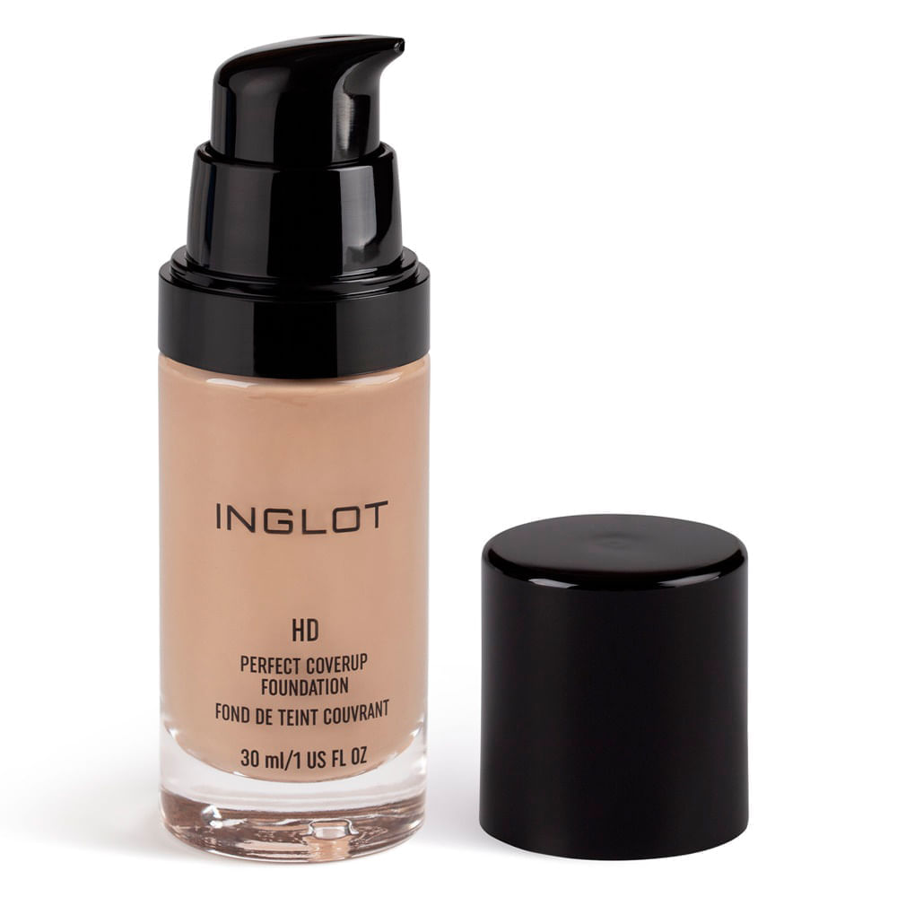 Base Líquida HD Inglot Perfect Coverup 75 Mw 30ml