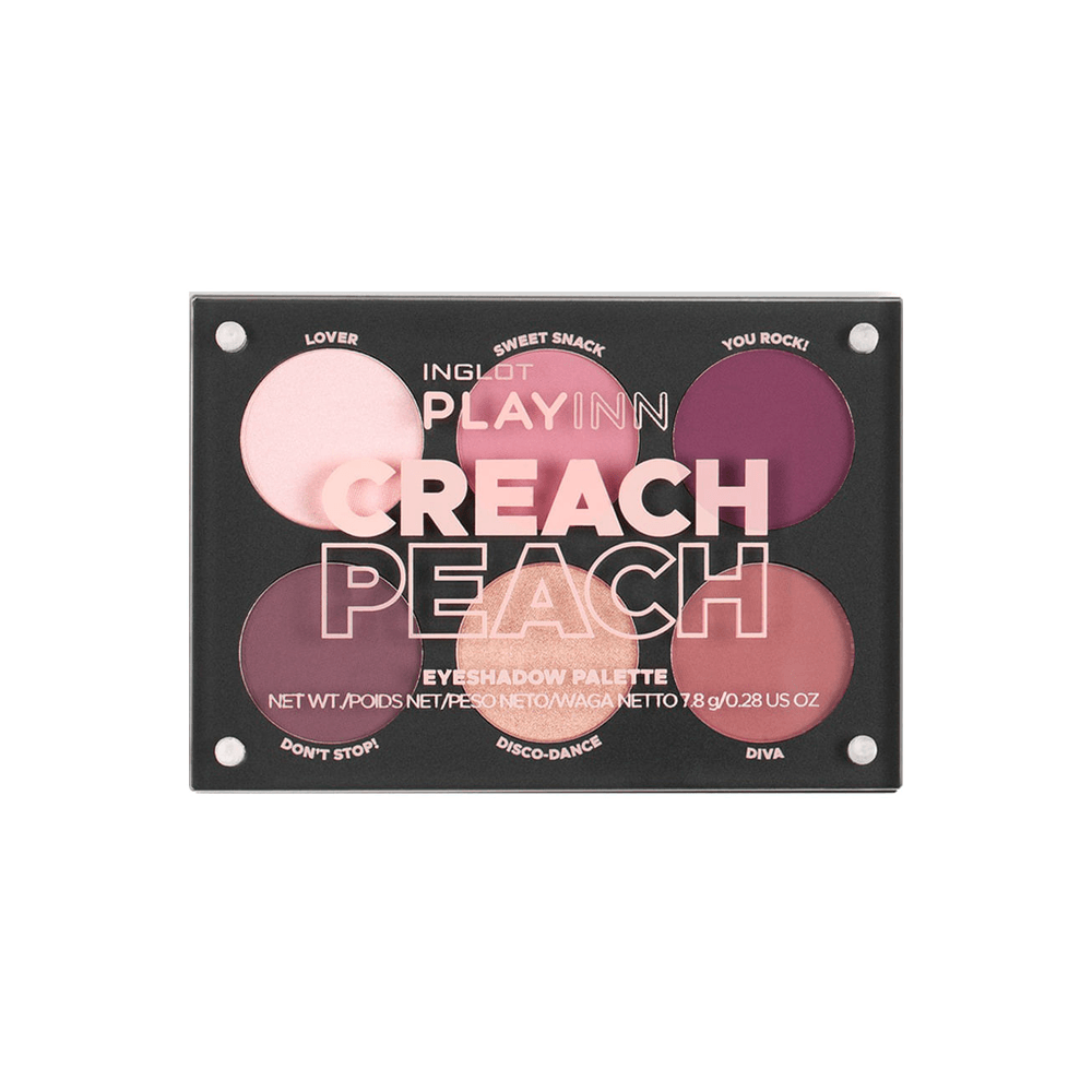 Paleta De Sombras Inglot Playinn Creach Peach
