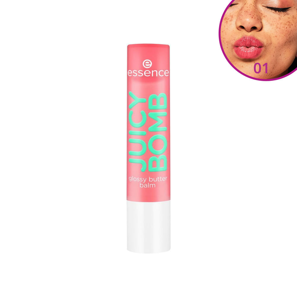 Balm Labial Essence Juicy Bomb Glossy Butter 01 One In A Melon 2,5g