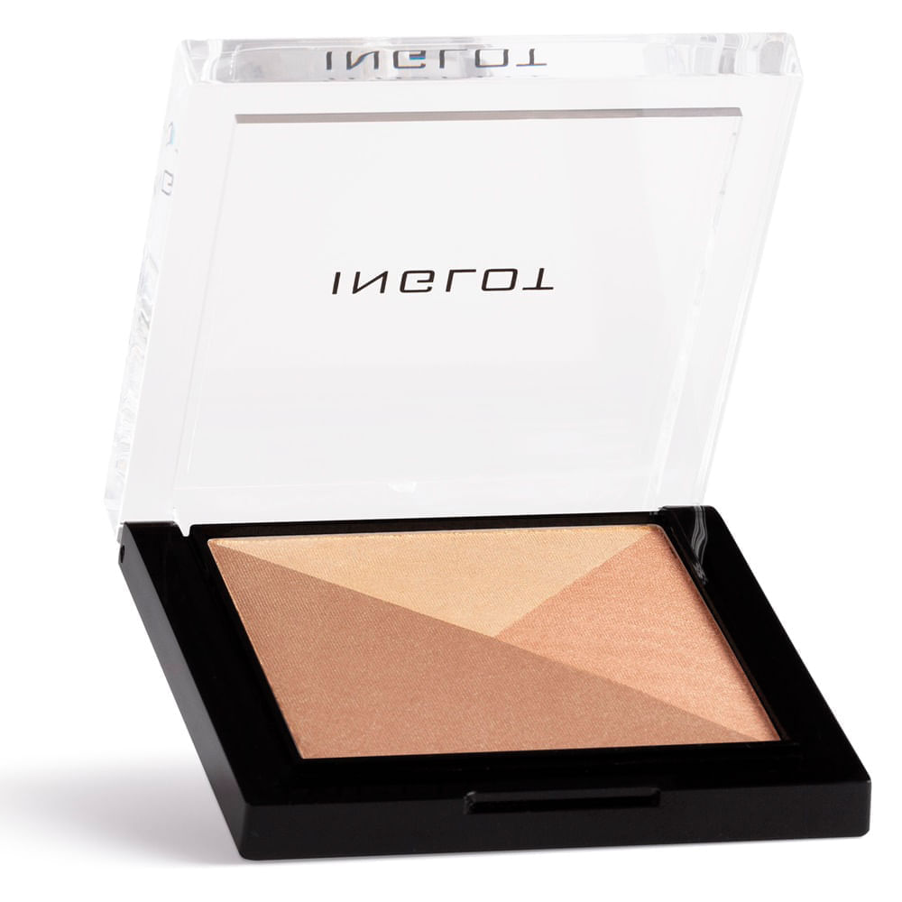 Pó Iluminador e Bronzeador Inglot Multicolour System 12 8,8g