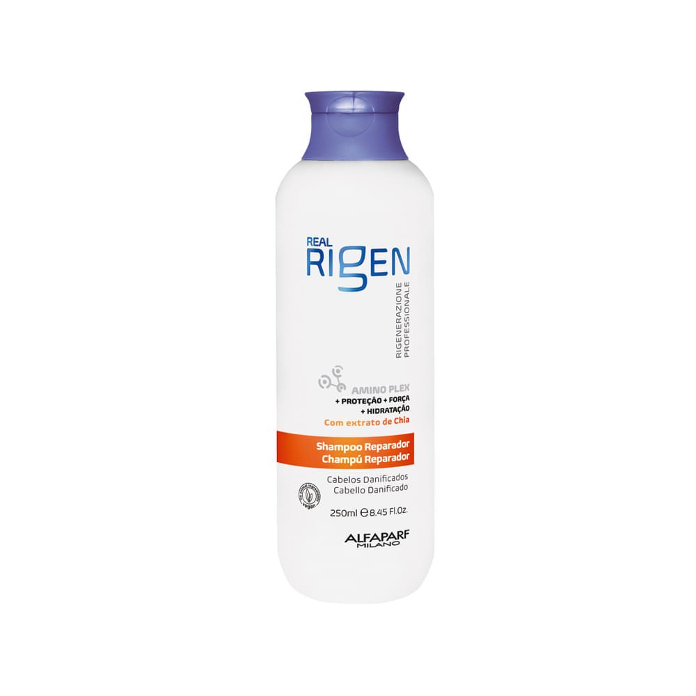 Shampoo Alfaparf Milano Professional Real Rigen Reparador 250ml