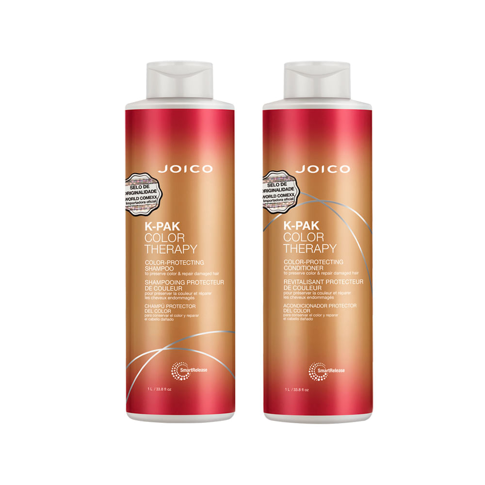 Kit Joico Professional Therapy Preserve Color Repair Damaged Shampoo 1000ml + Condicionador 1000ml