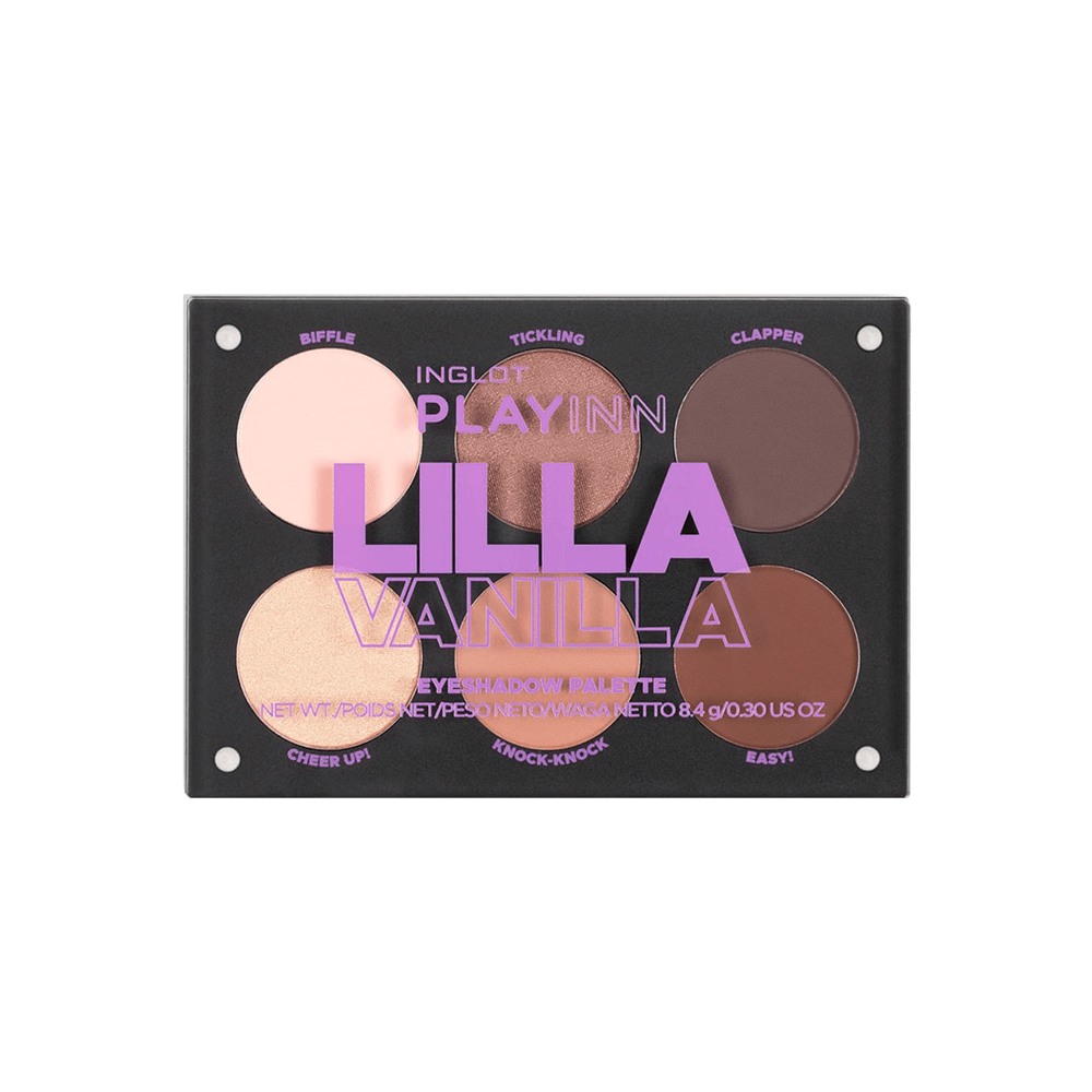 Paleta De Sombras Inglot Playinn Lilla Vanilla