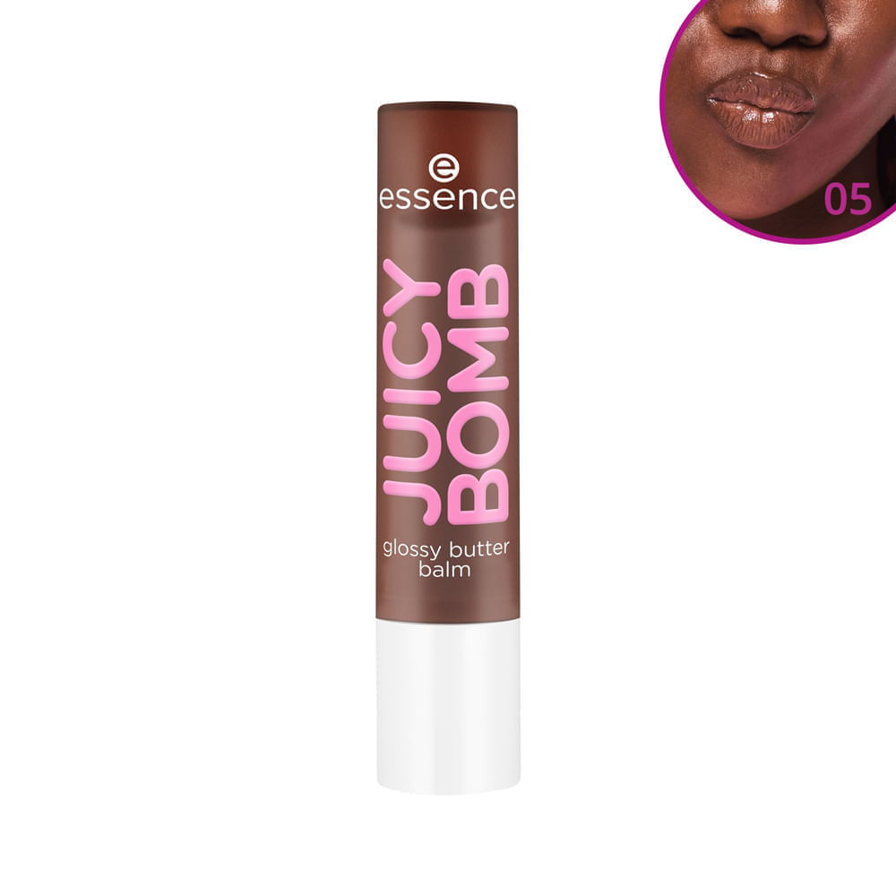 Balm Labial Essence Juicy Bomb Glossy Butter 05 Choco-Lot To Handle 2,5g