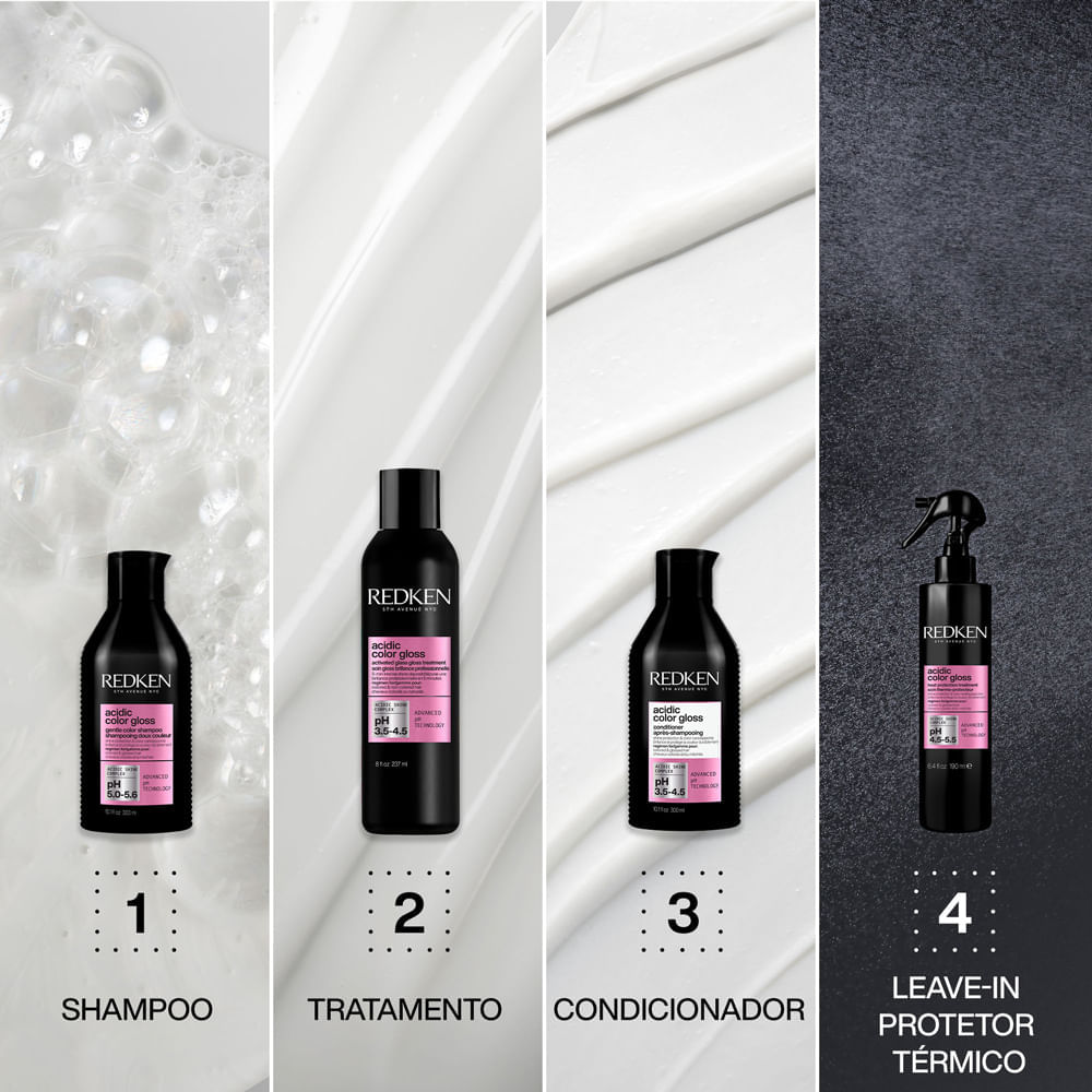 Tratamento Redken Acidic Color Gloss Activated Glass Gloss 237ml