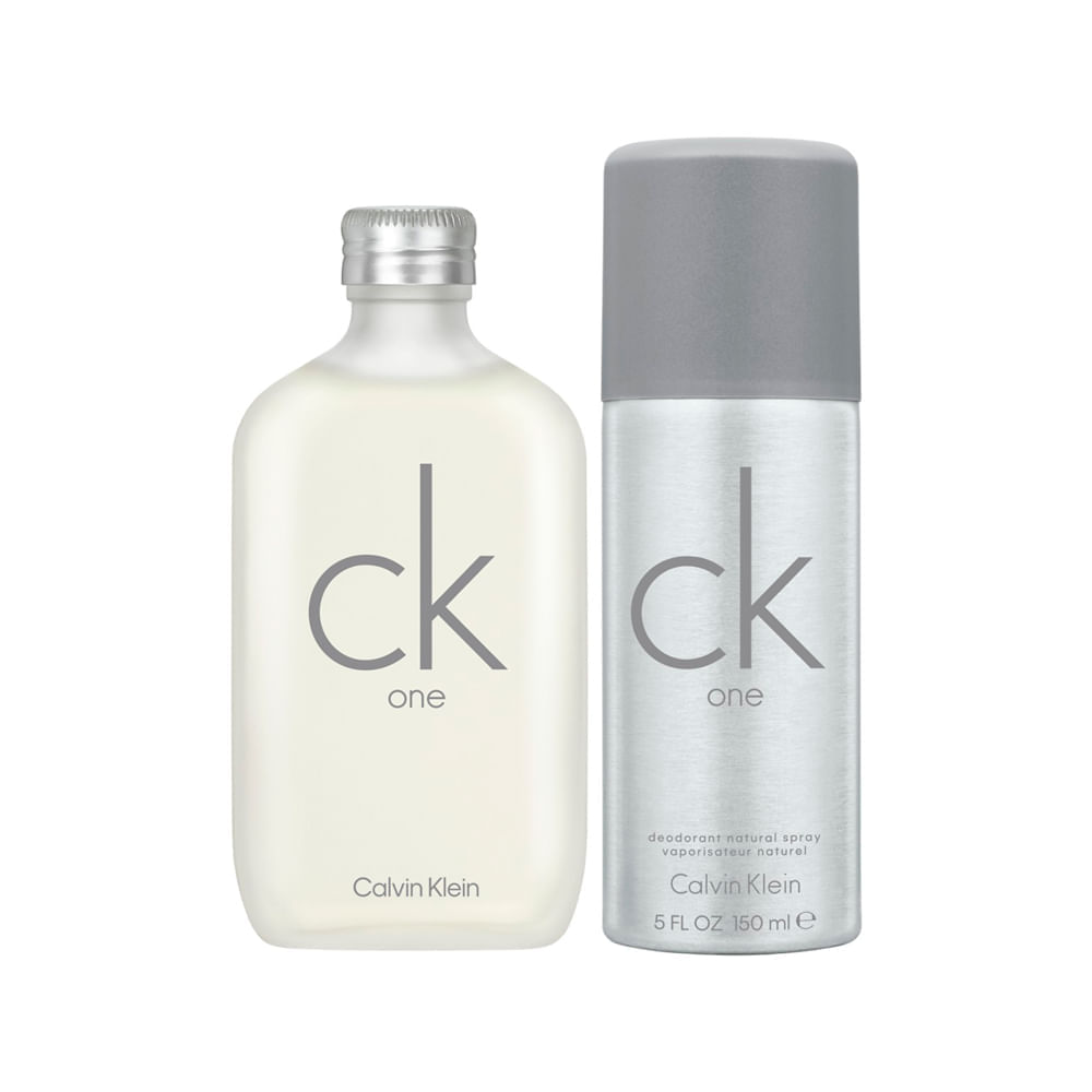 Kit Calvin Klein Coffret Perfume Ck One Eau De Toilette Unissex 100ml + Desodorante 150ml