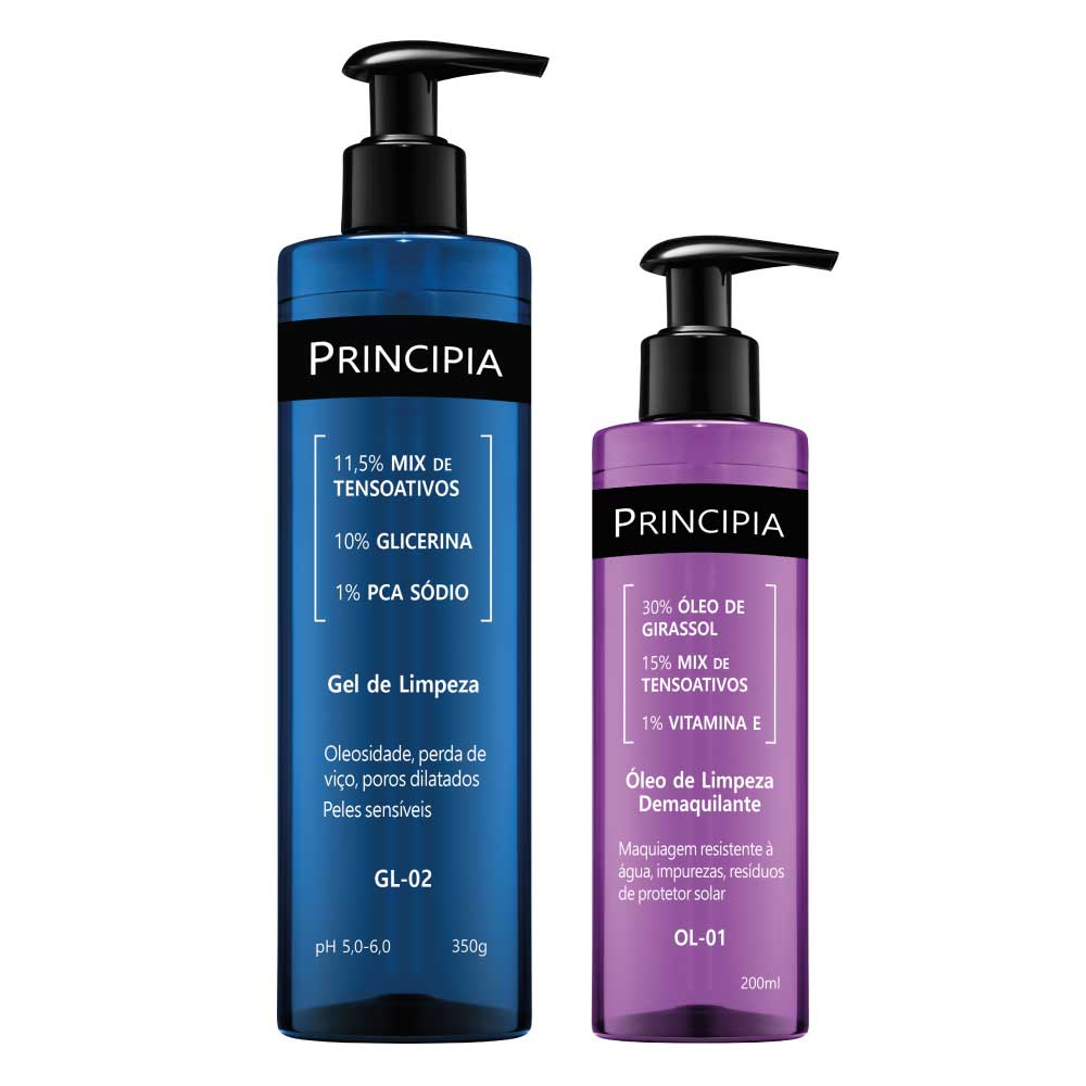 Principia Kit Limpeza Profunda Pele Sensível Gl-02 + Ol-01impeza Profunda Pele Sensível Gl-02 + Ol-01