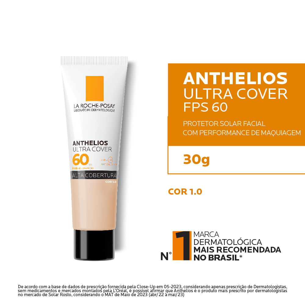 Protetor Solar Facial La Roche-Posay Anthelios Ultra Cover 1.0 FPS60 30g