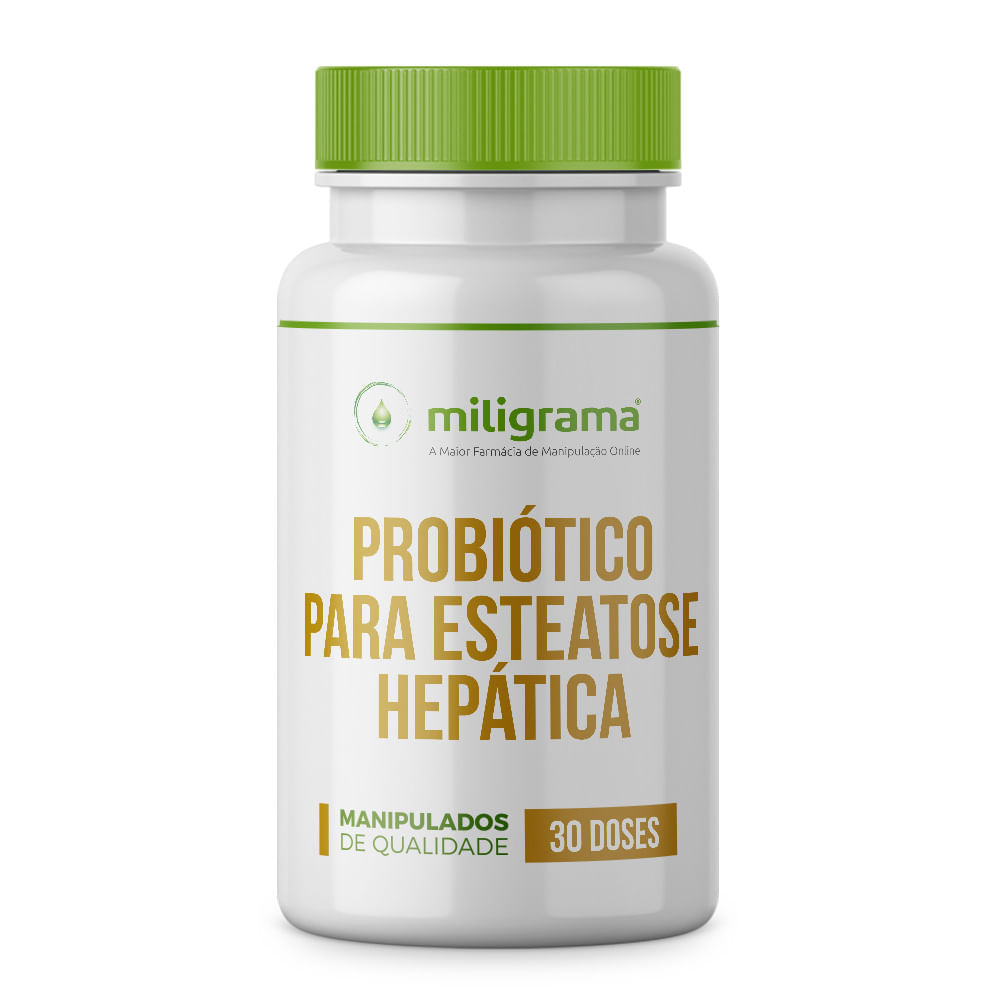 Probiótico para esteatose hepática 30 doses