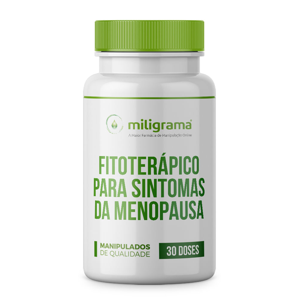 Fitoterápico para sintomas da menopausa 30 doses