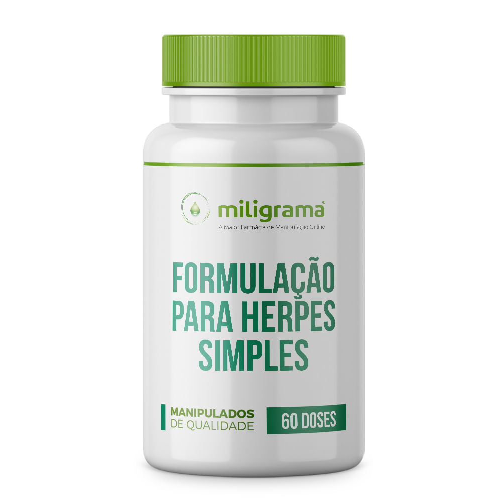 Formulação para herpes simples 60 doses