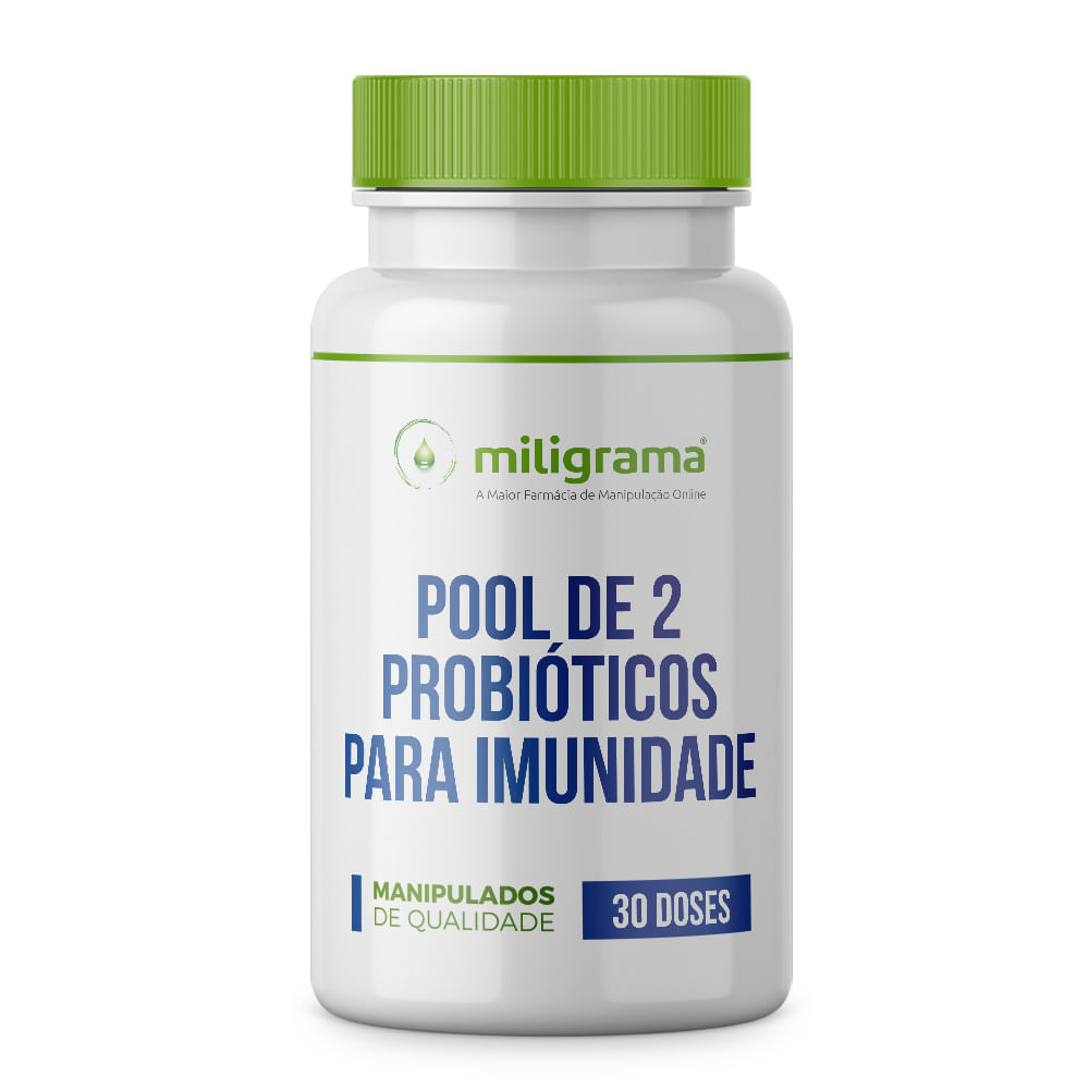 Pool de 2 probióticos para imunidade 30 doses