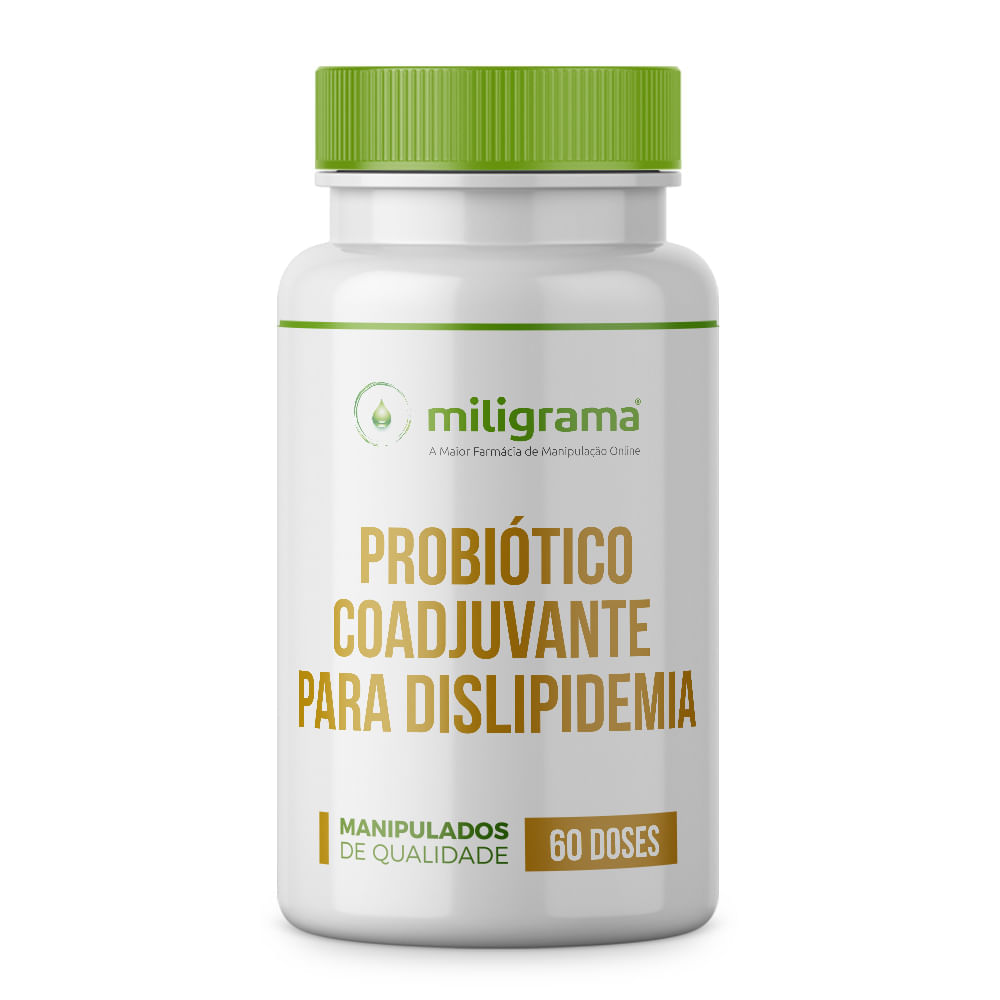 Probiótico coadjuvante para dislipidemia 60 doses