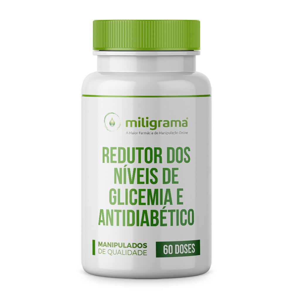 Redutor dos níveis de glicemia e antidiabético 60 doses