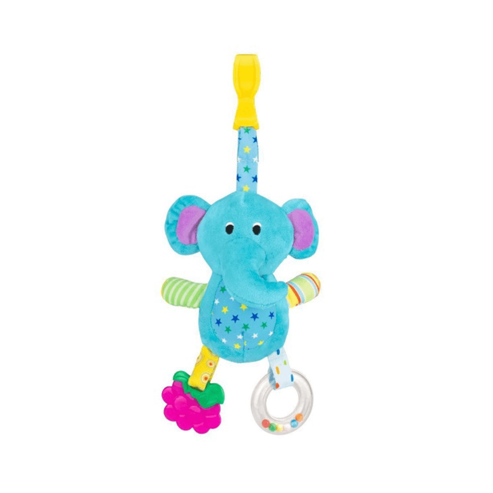 Mobile De Carrinho E Bebê Conforto Pimpolho Elefante Azul