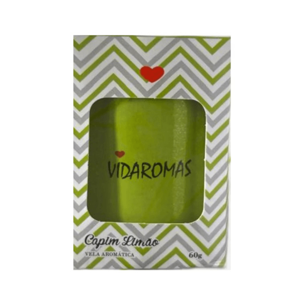 Vela Aromática Vidaromas Capim Limão 60g