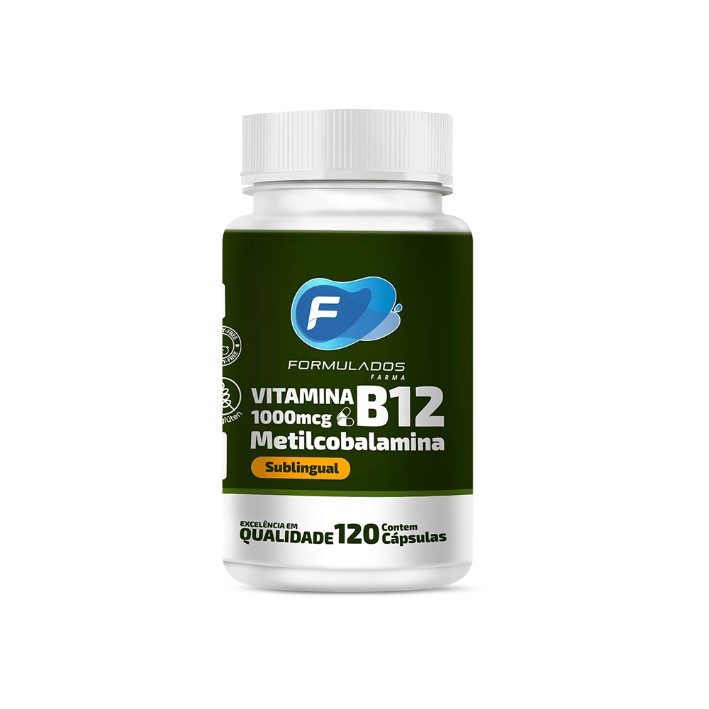 Metilcobalamina 1000mcg sublingual 120 cápsulas