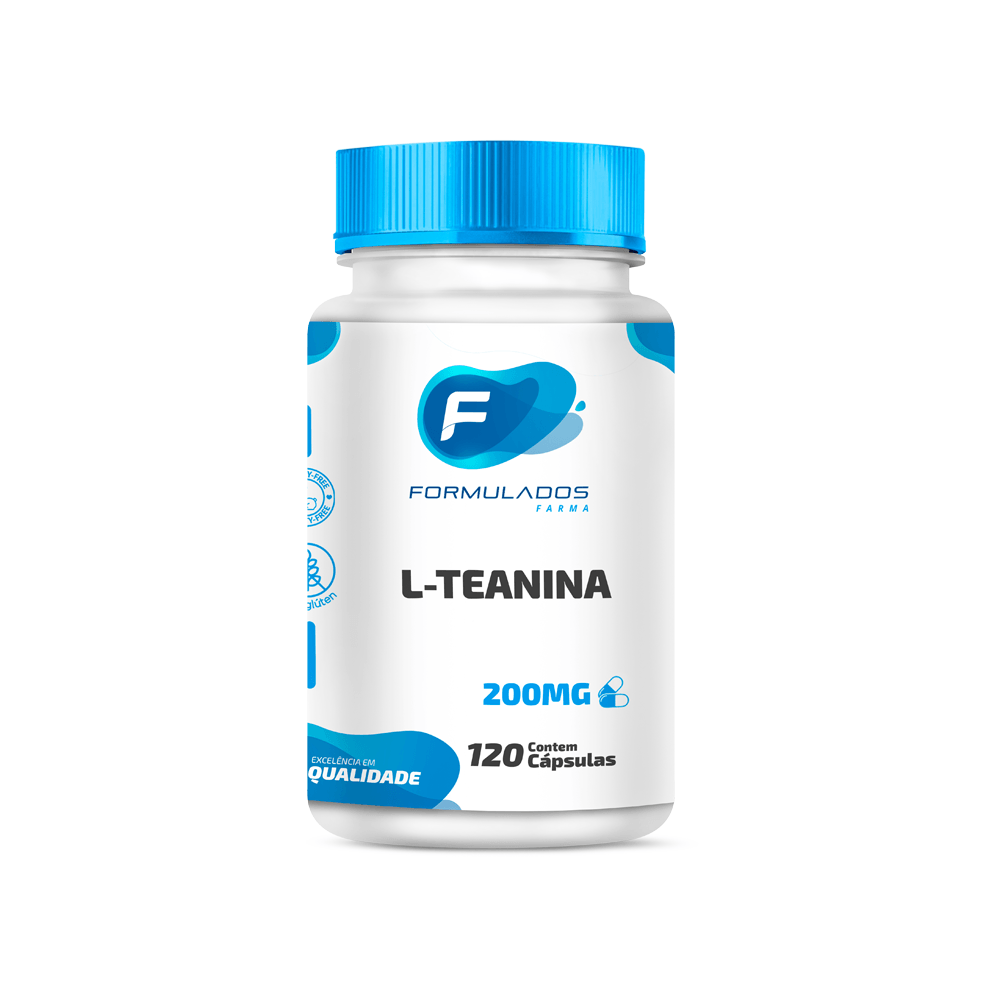 L-teanina 200mg 120 Cápsulas