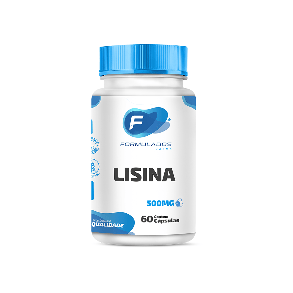 Lisina 500mg 60 Cápsulas