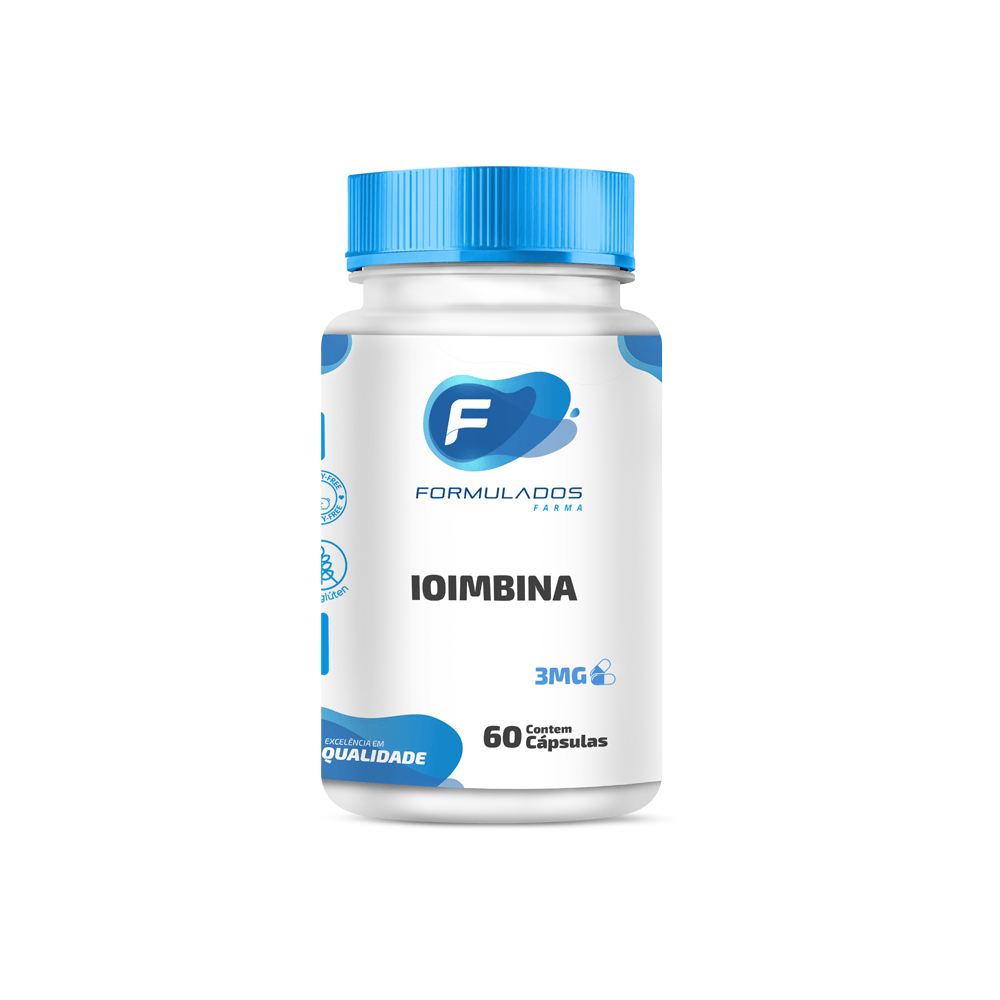 Ioimbina 3mg  com 60 Cápsulas