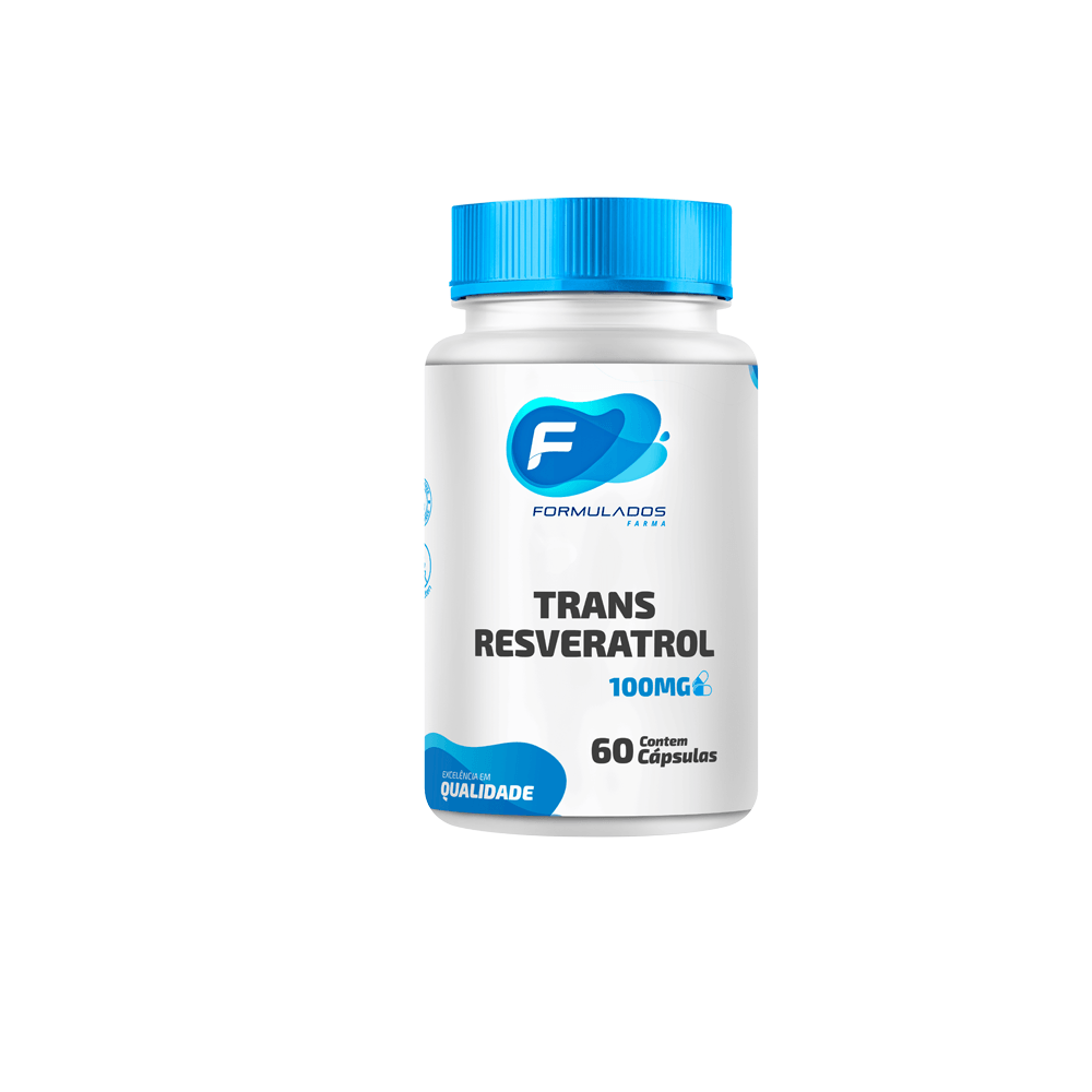 Trans-resveratrol 100mg Com 60 Cápsulas
