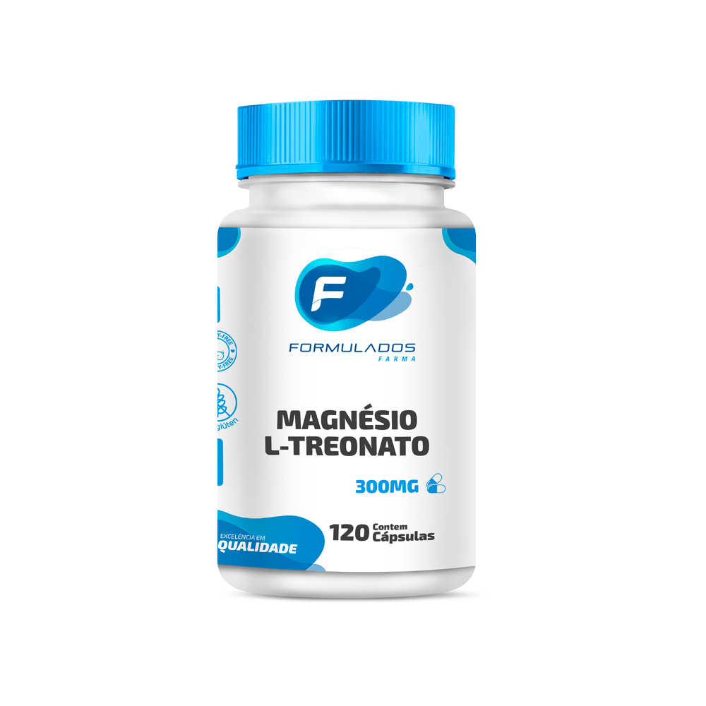 Magnésio Treonato 300mg  com 120 Doses