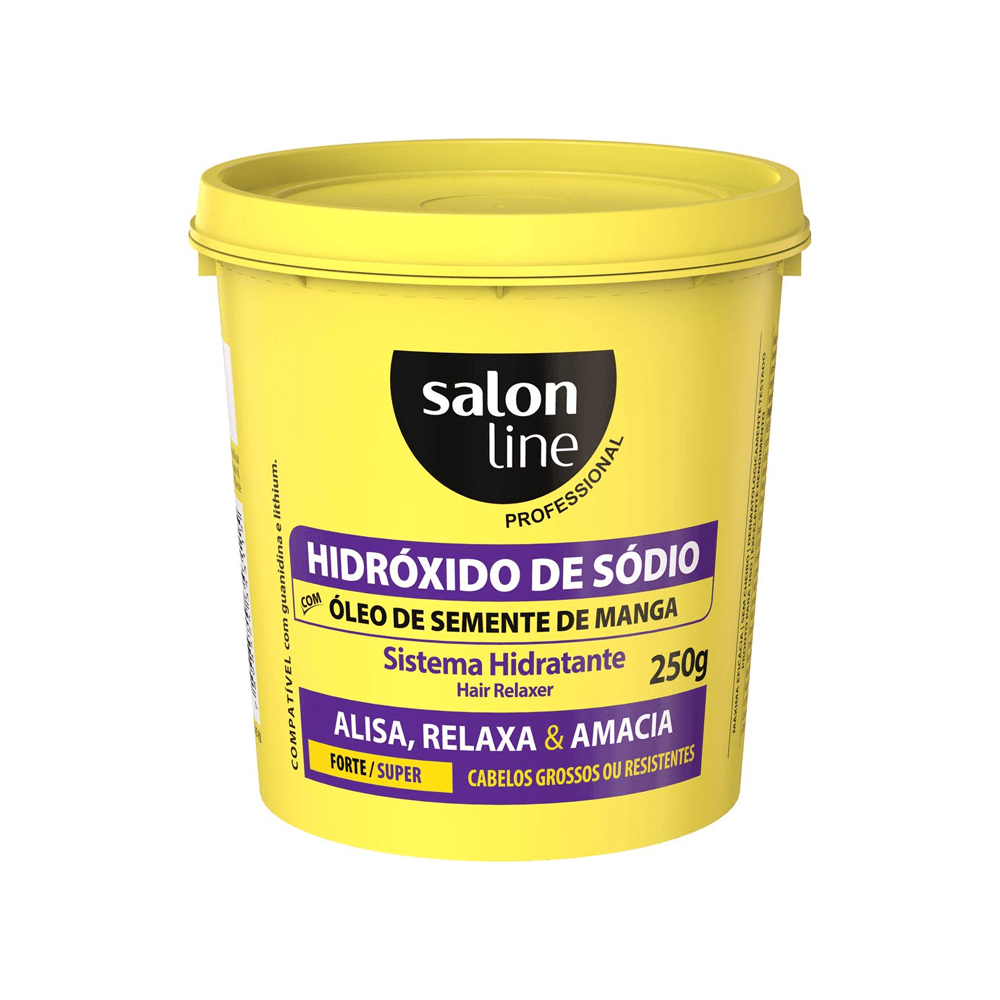 Creme Relaxante Salon Line Sódio Super Manga 250G + Neutralizante