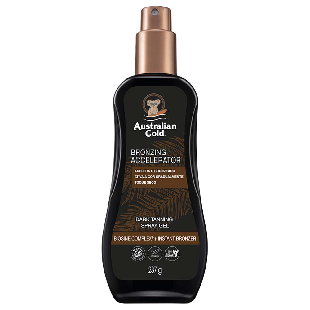 Acelerador de Bronzeado Australian Gold - Dark Tanning Instant com Bronzer 237g