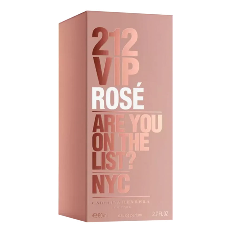 Perfume Feminino Carolina Herrera 212 VIP Rosé Eau de Parfum 80ml