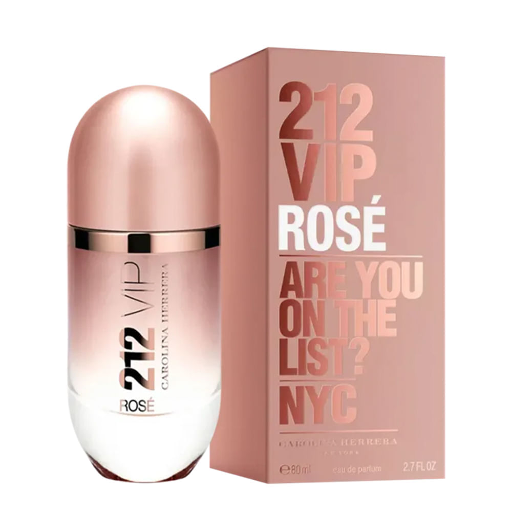 Perfume Feminino Carolina Herrera 212 VIP Rosé Eau de Parfum 80ml