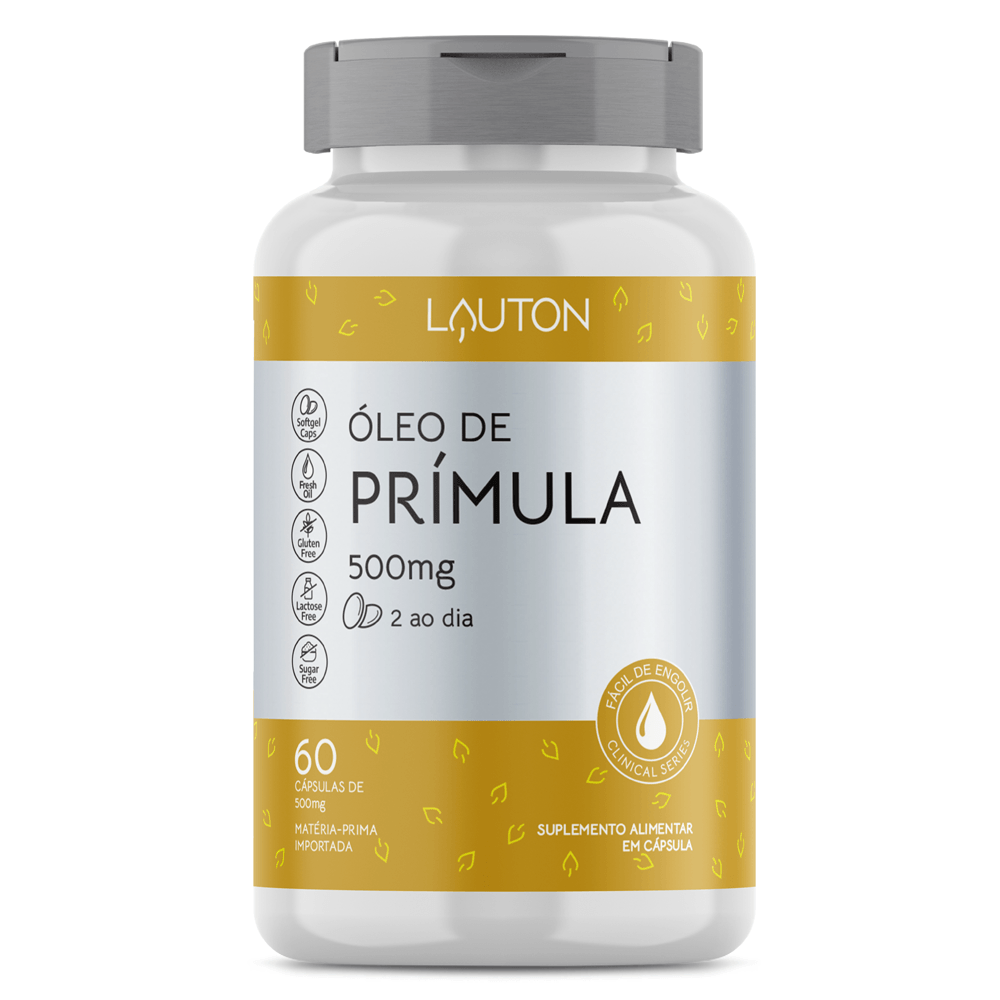 Óleo de Prímula Lauton Nutrition  60 Cápsulas