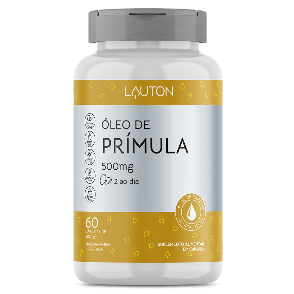 Óleo de Prímula Lauton Nutrition  60 Cápsulas