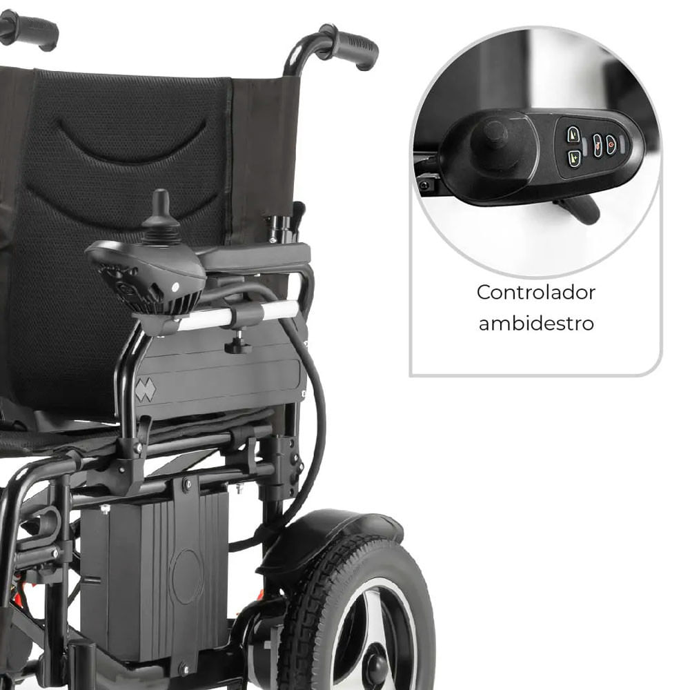 Cadeira de Rodas Motorizada Dobr�vel D800 Dellamed Preto