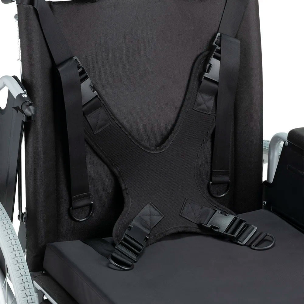 Cadeira de Rodas D700 Reclinável AVD em Alumínio Dobrável até 130 Kg Dellamed