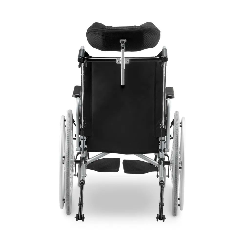 Cadeira de Rodas D700 Reclinável AVD em Alumínio Dobrável até 130 Kg Dellamed