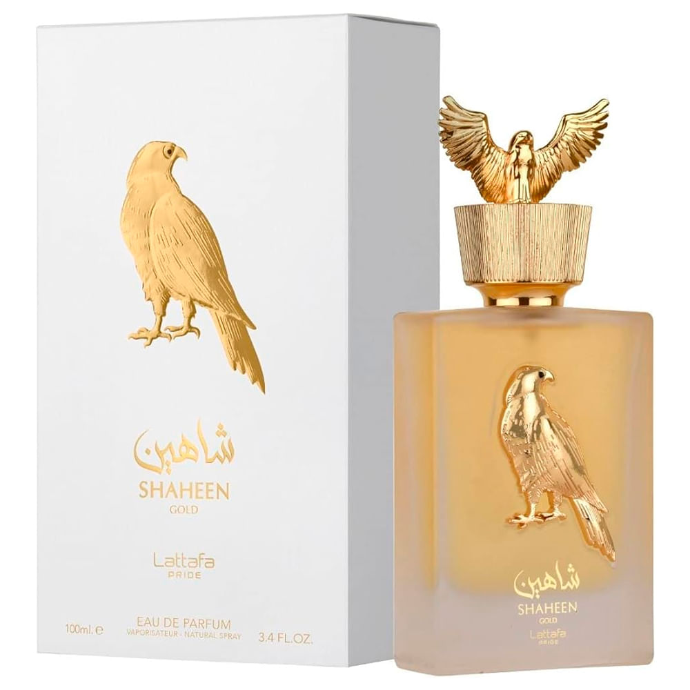 Perfume Árabe Unissex Shaheen Gold Lattafa Eau de Parfum 100ml