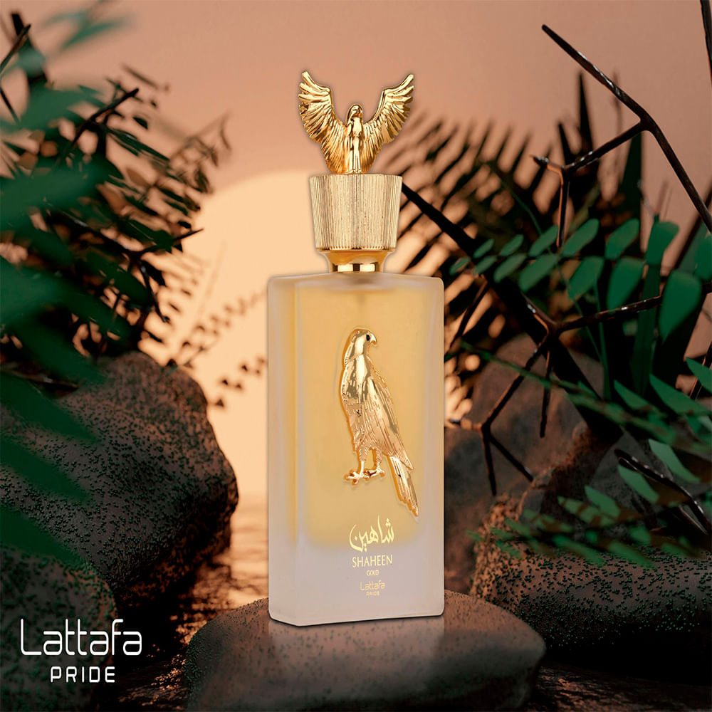 Perfume Árabe Unissex Shaheen Gold Lattafa Eau de Parfum 100ml