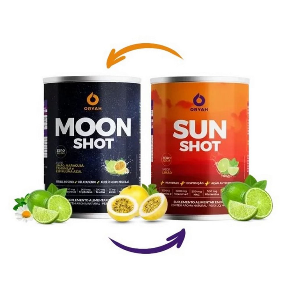 Kit All Day Oryah Shot Matinal e Noturno