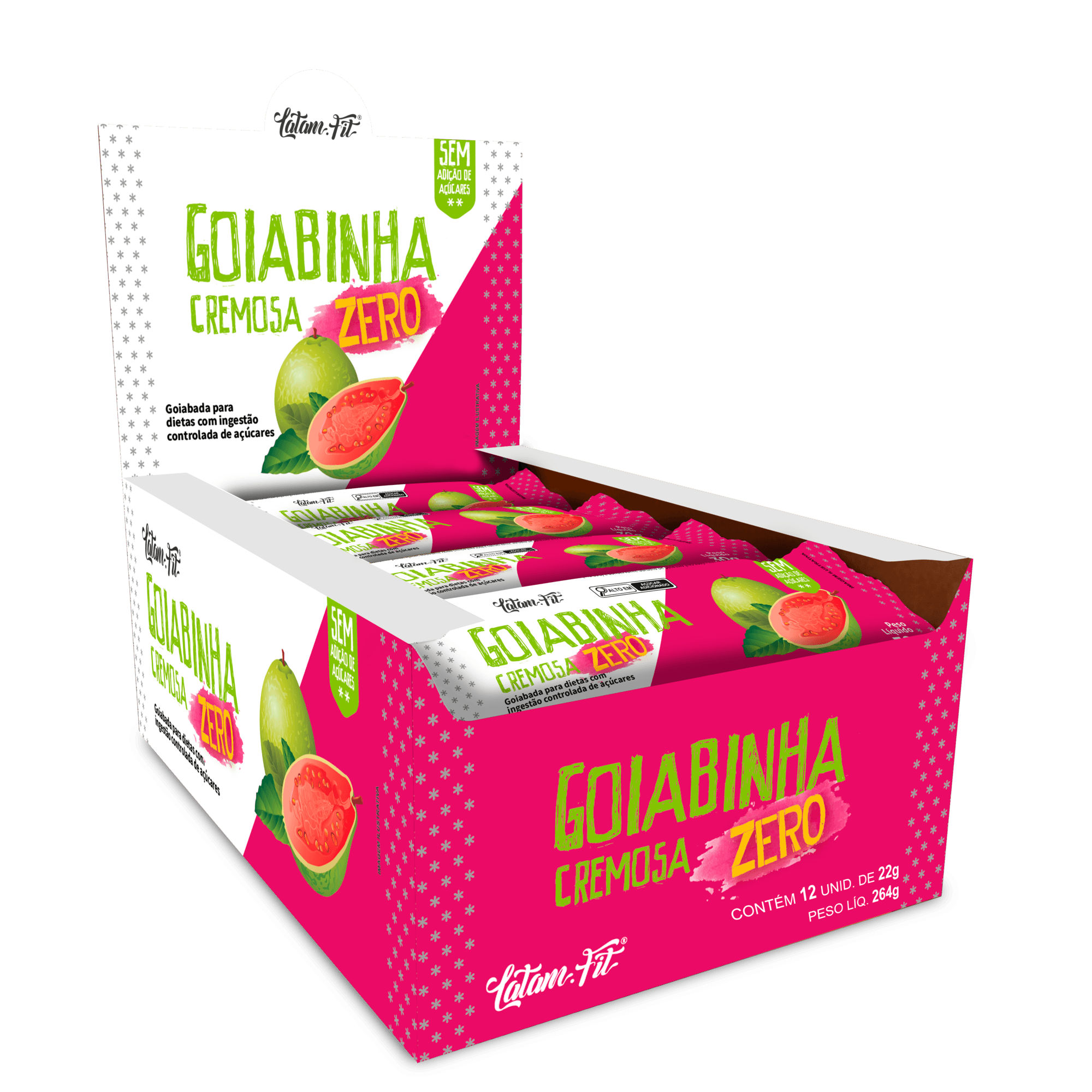 Goiabinha Zero Açúcar Latam Fit 264g (12x22g)
