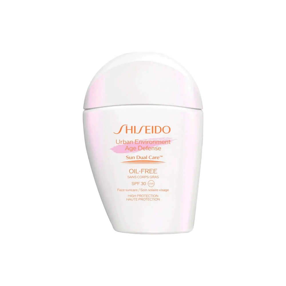 Protetor Solar Facial Urbano Shiseido Urban Environment Age Defense Oil Free SPF30 30ml
