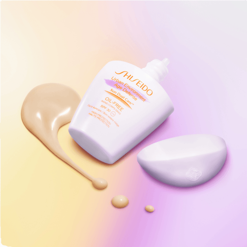 Protetor Solar Facial Urbano Shiseido Urban Environment Age Defense Oil Free SPF30 30ml
