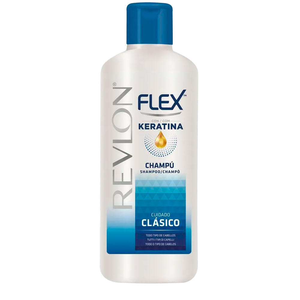 Shampoo Revlon Flex Keratina Cuidado Clássico 650ml